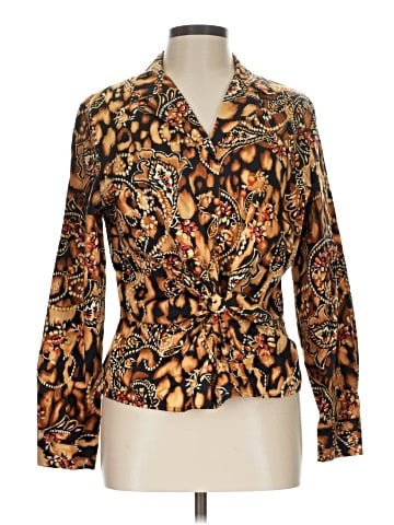 Jones New York Signature Long Sleeve Blouse (view 1)