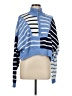 STAUD Stripes Blue Pullover Sweater Size M - photo 1
