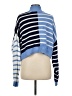 STAUD Stripes Blue Pullover Sweater Size M - photo 2