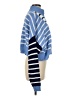 STAUD Stripes Blue Pullover Sweater Size M - photo 4