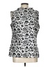 Talbots Silver Sleeveless Blouse Size L - photo 1