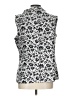 Talbots Silver Sleeveless Blouse Size L - photo 2