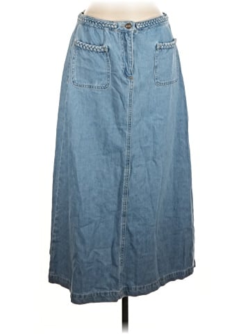 Rixo London Denim Skirt (view 1)