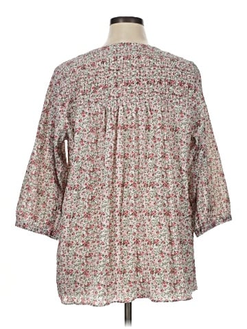 Rose + Olive 3/4 Sleeve Blouse (view 2)
