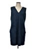 BCBGMAXAZRIA Blue Casual Dress Size L - photo 1