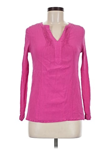 Vineyard Vines Long Sleeve Silk Top (view 1)