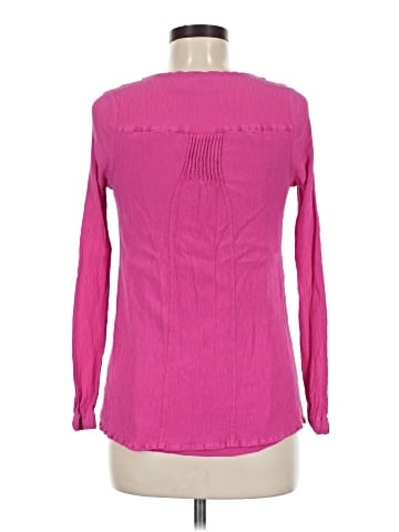 Vineyard Vines Long Sleeve Silk Top (view 2)