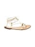 J.Crew Gold Sandals Size 6 1/2 - photo 1