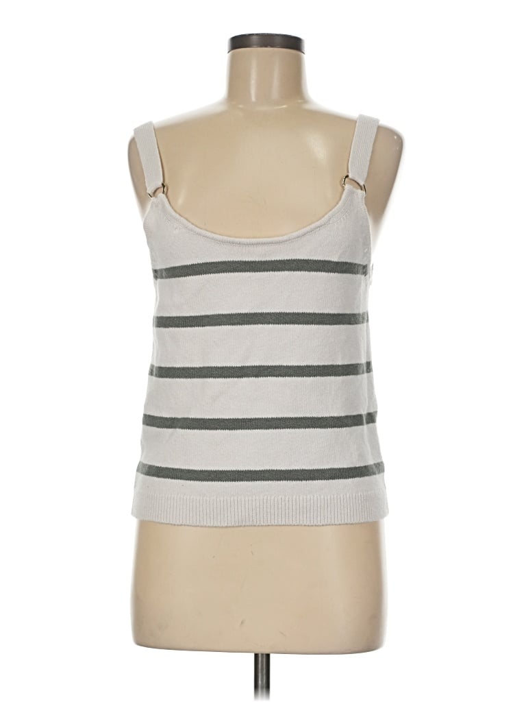 Pre-owned Splendid Sweater Vest In Silver
