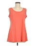 Creation Orange Sleeveless Top Size M - photo 1