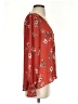 Joie Red 3/4 Sleeve Blouse Size S - photo 4