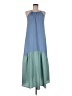STITCHDROP Color Block Blue Casual Dress Size M - photo 1