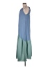STITCHDROP Color Block Blue Casual Dress Size M - photo 5