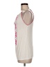 INC International Concepts 100% Polyester Ivory Sleeveless Blouse Size M - photo 5