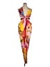 Win Win Print Pink Cocktail Dress Size one size - photo 1