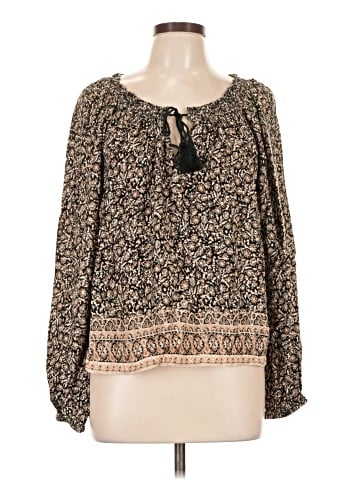Lucky Brand Long Sleeve Blouse (view 1)