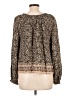 Lucky Brand Brown Long Sleeve Blouse Size L - photo 2