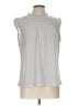 Adrianna Papell Gray Sleeveless Blouse Size L - photo 1