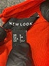 New Look 100% Polyester Solid Orange Casual Dress Size 2 - photo 7