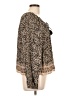 Lucky Brand Brown Long Sleeve Blouse Size L - photo 4