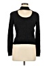 St. John Collection by Marie Gray Metallic Black Wool Pullover Sweater Size M - photo 1