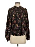 Veronica Beard Black Long Sleeve Silk Top Size 0 - photo 1