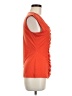 Grayson Orange Sleeveless Blouse Size Med (3) - photo 4