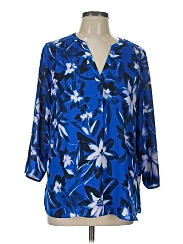 Curves 360 by NYDJ 3/4 Sleeve Blouse (view 1)