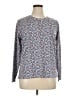 Lands' End Tweed Blue Long Sleeve T-Shirt Size XL - photo 1
