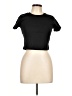 GU Black Short Sleeve Turtleneck Size L - photo 1