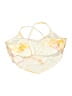 Ninety-Nine Degrees Floral Yellow Swimsuit Top Size L - photo 2