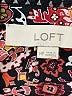 Ann Taylor LOFT 100% Polyester Floral Black Brown Long Sleeve Blouse Size M (petite) - photo 7