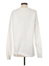 Zara 100% Cotton White Sweatshirt Size S - photo 2