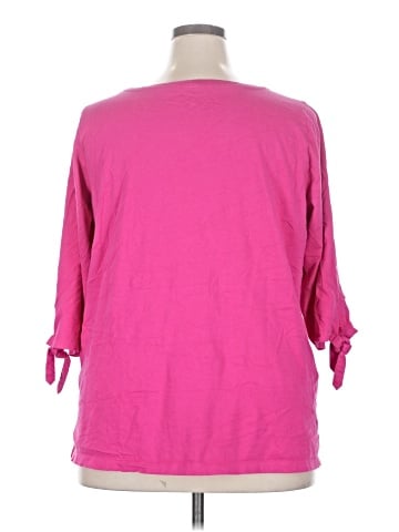 Woman Within 3/4 Sleeve T-Shirt (view 2)