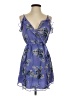 Joie 100% Silk Floral Blue Cocktail Dress Size S - photo 1