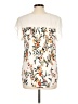 Daniel Rainn Ivory Short Sleeve Blouse Size L - photo 2