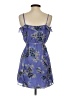 Joie 100% Silk Floral Blue Cocktail Dress Size S - photo 2