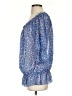Free People 100% Polyester Blue 3/4 Sleeve Blouse Size XS - photo 5