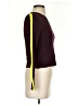 Zara Color Block Burgundy Pullover Sweater Size S - photo 4