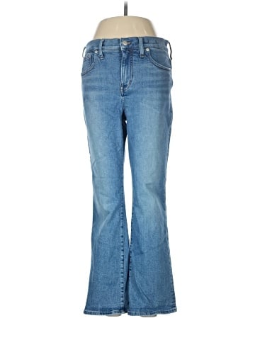 Madewell Kick Out Crop Jeans in Oneida Wash (view 1)