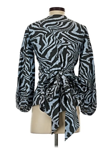 Ganni Long Sleeve Blouse (view 2)