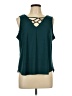 AUW Teal Sleeveless Blouse Size L - photo 1