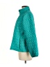 Lands' End 100% Polyester Solid Teal Jacket Size M (petite) - photo 5