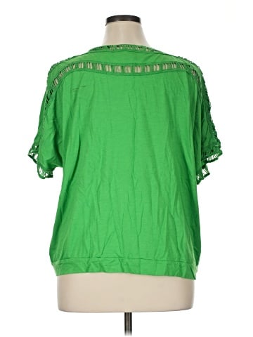 Denim 24/7 Short Sleeve Blouse (view 2)