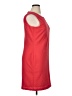 Calvin Klein Chevron-herringbone Red Cocktail Dress Size 14 - photo 4
