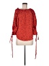 Derek Lam 100% Polyester Red 3/4 Sleeve Blouse Size EU (IT) 42 / US 6 - photo 1