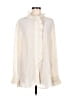 Samsoe Samsoe 100% Silk Ivory Long Sleeve Silk Top Size M - photo 1