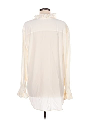Samsoe Samsoe Long Sleeve Silk Top (view 2)