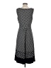 Lands' End Polka Dots Black Cocktail Dress Size S (tall) - photo 2