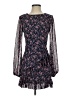 Forever 21 100% Polyester Floral Blue Casual Dress Size S - photo 1